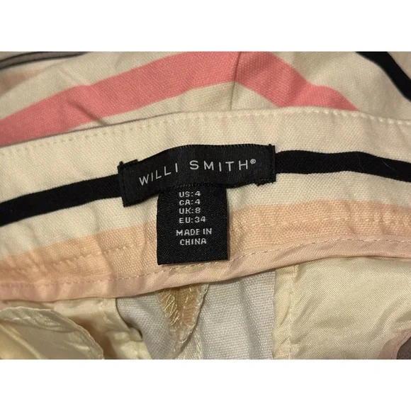 LIKE NEW Women's Willi Smith Striped Women’s Shorts - Picture 3 of 3